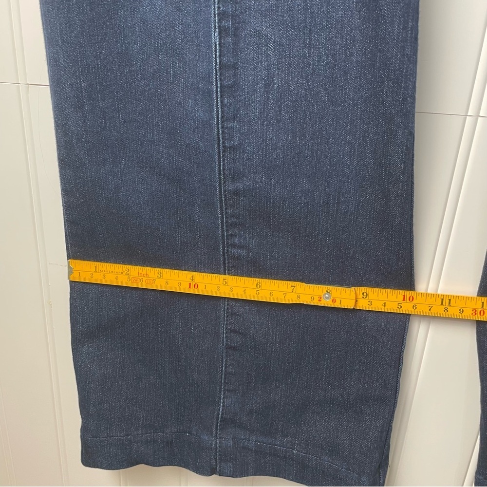 Kenar Nautical Wide Straight leg Dark Wash Sz 10 Front Button‎ Placket Closure - Picture 12 of 16